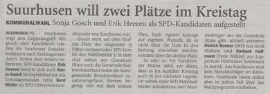 01 Suurhusen will zwei Plätze im Kreistag